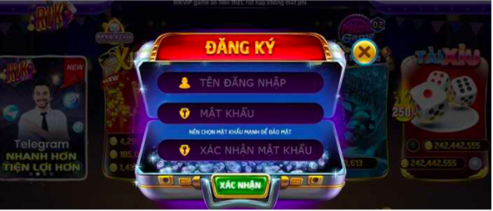 Hướng dẫn cách tạo tài khoản để nhận Giftcode RikVip Hướng dẫn cách tạo tài khoản để nhận Giftcode RikVip