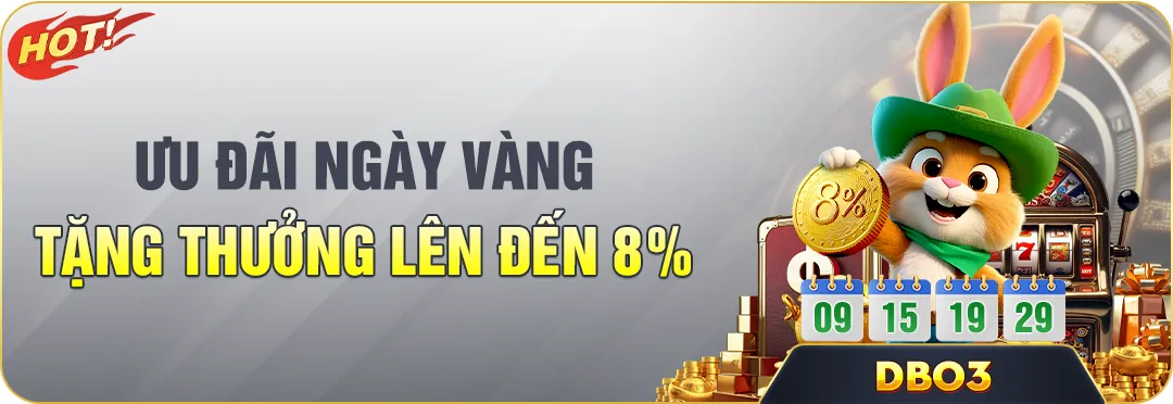 new88 ưu đãi ngày vàng tặng thưởng lên đến 8%